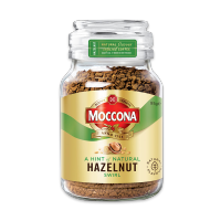 摩可纳Moccona 进口冻干速溶黑咖啡无蔗糖健身运动燃减 榛果风味95g