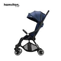 hamilton汉弥尔敦魔术师婴儿推车X1可坐可躺轻便一键折叠BB伞车可登机避震加宽儿童宝宝手推车海翼蓝