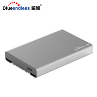蓝硕(BLUEENDLESS)U23Q(9.5) Mirco口移动硬盘盒USB3.0全金属2.5英寸