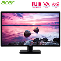宏碁(Acer)23.8英寸全高清DVI/VGA双接口广视角可壁挂爱眼显示器 显示屏EN240Y bd