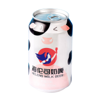 海伦司 Helens奶啤饮料牛奶啤酒气泡300ml 奶啤6罐