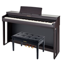 卡瓦依（KAWAI）电钢琴CN201重锤88键逐键配重键盘 象牙质感键面立式专业配置钢琴 CN29全套+超值礼包