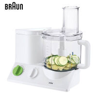 博朗（Braun） FP3010 料理机 600W 搅拌机 食物调理机 切丝 切片 搅拌 研磨