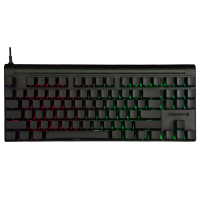 樱桃（CHERRY）MX8.0 G80-3888HYAEU-2 机械键盘 有线键盘 游戏键盘 87键RGB背光  黑色 
