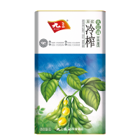 九三 非转基因 原浆冷榨 大豆油 1L/罐