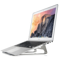 埃普（UP）AP-1铝合金笔记本散热器支架（银色）苹果小米通用型笔记本电脑支架 桌面办公