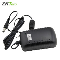 中控智慧（ZKTeco） 12V 考勤机电源适配器充电器 黑色 标配