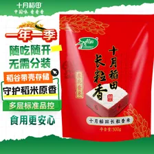 十月稻田 长粒香大米 300g 东北大米 香米 小包装试用女性