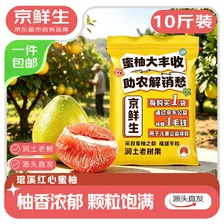 京鲜生 福建琯溪蜜柚净重10斤 大小果混发 源头直发【家庭分享装】