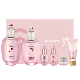 whoo 后 拱辰享水妍水乳护肤品6件套盒套装344ml 水 乳 面霜 洁面