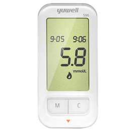 yuwell 鱼跃 血糖仪596 (100片血糖试纸 100支采血针)