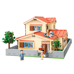 keeppley 哆啦a梦 野比大雄的家 大型积木模型 k20422