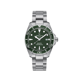 雪铁纳（Certina）瑞士手表动能系列海龟陶瓷圈潜水运动机械男表生日礼物