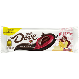 德芙(dove)香浓黑巧克力43g休闲小零食糖果下午茶礼物