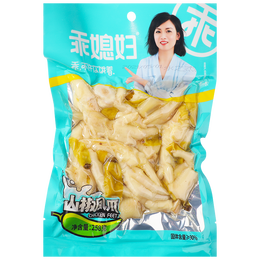 乖媳妇 山椒泡椒凤爪 香辣鸡爪 好吃的特产小吃 办公室肉类零食鸡脚