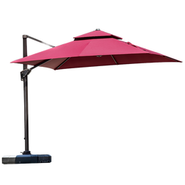 紫叶(ziye) 户外遮阳伞庭院伞 罗马伞 室外大型太阳伞摆摊酒吧折叠伞