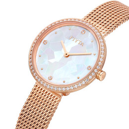 anneklein安妮克莱恩女士闪光鳄鱼纹表带手表ak3820