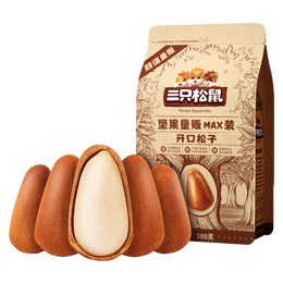 three squirrels 三只松鼠 量贩开口松子坚果炒货休闲零食量贩坚果