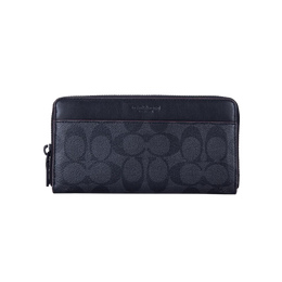 黑卡会员coach蔻驰三合一经典老花男士钱包迷你男士pvc短款钱包时尚