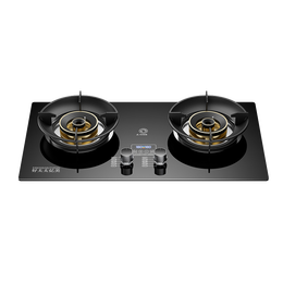 好太太亿美燃气灶双灶5.2KW一级能效嵌入式家用熄火保护天然气液化气煤气灶台式猛火炉具定时灶方架纯铜火盖 顶配款Pro 钢化玻璃+5.2kw双边直喷+双定时 适用气源：管道天然气