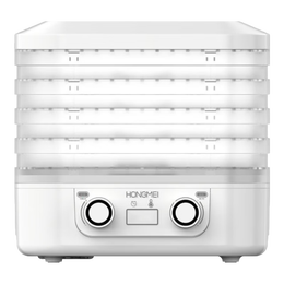 京严烘干机食品果蔬干果机小型家用食物水果烤干器宠物零食肉干风干箱 【高效烘干｜超长定时】白色 5层加大容量｜可定时免看管