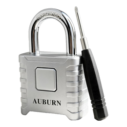 奥本密码锁挂锁防乱码 50MM防水密码门锁大门仓库防盗锁A663闪银