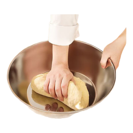 【不锈钢】和面盆厨房烘焙家用火锅盆洗菜打蛋汤锅盆醒面盆料理盆 32cm【热卖款】不锈钢 和面盆