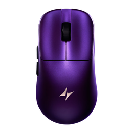 ATK烈空鸭嘴兽 无线鼠标无孔轻量化 双模游戏电竞办公 旗舰抓握鼠标 人体工学裂空 Ultra 金属紫