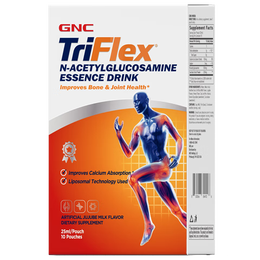 GNC健安喜液体氨糖软骨素原装进口中老年补钙腿抽筋关节养护10包/盒