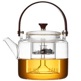 美斯尼 煮茶器玻璃煮茶 壶喷淋式蒸茶 壶蒸煮一体壶泡茶壶功夫茶具