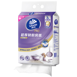 维达（Vinda）厨房纸巾PRO超厚韧悬挂式抽纸3层108抽5提10倍瞬吸油水可接触食品