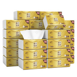 清风（APP）抽纸 金装3层100抽*24包S码 整箱纸巾 面巾纸 擦手家用软抽卫生纸