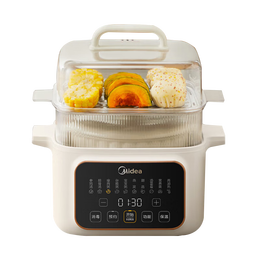美的（Midea）电炖锅电蒸锅电炖盅 炖汤盅煲汤炖汤母婴辅食锅燕窝炖盅4.5L隔水炖5胆蒸炖一体多功能锅MD-DZC2501