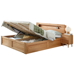 quanu 全友 dw1008 高箱床 床头柜 床垫组合 1.5m床