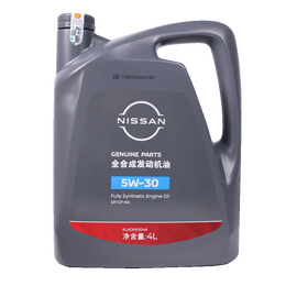 PLUS会员：NISSAN 日产 原厂纯正机油 5w-30 全合成机油 SP级 4L
