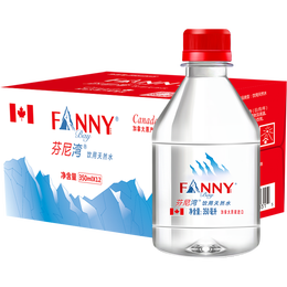 fannybay 芬尼湾 加拿大进口 弱碱性小瓶装矿泉水 350ml*12瓶/箱