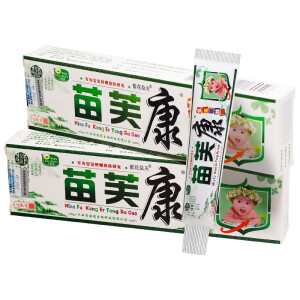 苗冠苗芙康草本乳膏手脚皮肤脱皮干燥瘙痒抑菌肛门瘙痒苗软膏 15g 1盒装多盒更划算