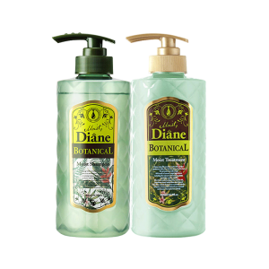 黛丝恩（Diane） 植萃滋润亮泽洗发水留香洗发露洗护套装480ml*2