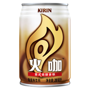 怡宝麒麟（KIRIN）火咖 意式倍醇咖啡饮料 280ml*24罐装 整箱