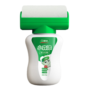 三棵树漆（SKSHU）墙面修补滚筒漆去污神器翻新清洁涂鸦修复防水速干乳胶漆白色500g