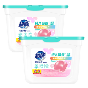超能【肖战同款】云感香柔(花漾护色)洗衣凝珠100颗持久留香