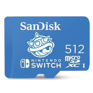 闪迪（SanDisk）512GB TF（MicroSD）内存卡 U3 4K高清视频 游戏存储卡 读速100MB/s Nintendo Switch任天堂授权