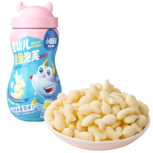 小鹿蓝蓝婴幼儿鱼鱼泡芙6月+鳕鱼味宝宝儿童零食入口易化42g