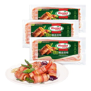 荷美尔（Hormel）超值精选优级培根150g/袋*3 冷藏猪肉烟熏风味儿童早餐三明治烧烤