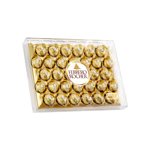 费列罗（FERRERO）榛果威化巧克力制品32粒400g 礼盒装喜糖零食伴手礼生日节日礼物