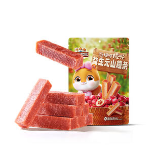 三只松鼠益生元山楂条500g 无添加儿童办公室蜜饯果干休闲零食
