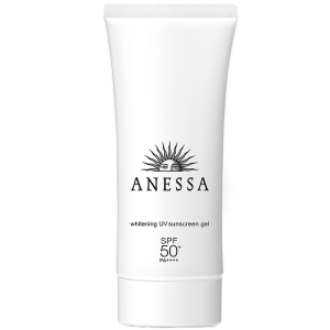 安热沙美白清透防晒啫喱90gSPF50+小光管保湿妆前霜防水防汗高倍防晒