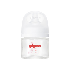 贝亲（Pigeon）玻璃奶瓶 第3代 宽口径 婴儿奶瓶 80ml  AA185  SS码 0个月以上