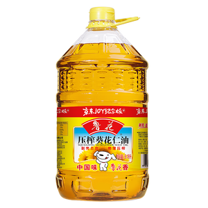 鲁花 食用油 物理压榨 葵花仁油6.18L 新老包装随机发放