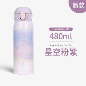 象印（ZO JIRUSHI）（ZOJIRUSHI）2024新款日本保温杯女生高颜值儿童学生可爱卡通印 480ml 黑色霸王龙  [2024新款]